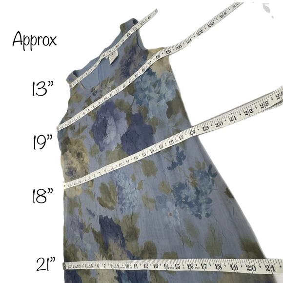 VTG Miss Dorby Dress Set 10 Maxi Sheer Floral Chiffon Ethereal Fairy WhimsiGoth - Picture 11 of 14